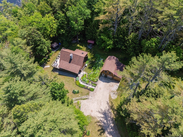 50 Flagg Way, Fayette, ME 04349 - aerial overview of property's location featuring a forest