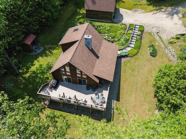 50 Flagg Way, Fayette, ME 04349 - view from above of property