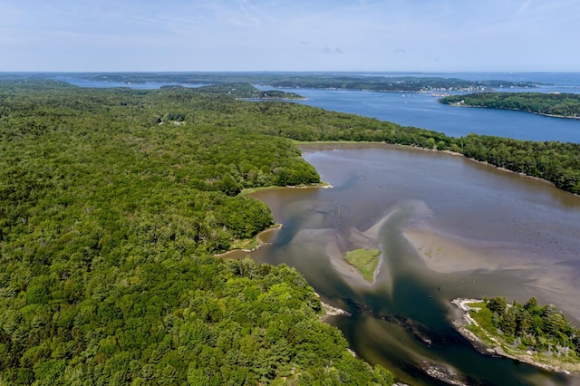 59 Sagamore Dr Lot 28, Phippsburg, ME 04562 - drone / aerial view of a heavily wooded area