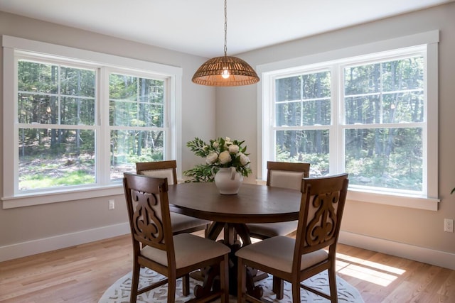 59 Sagamore Dr Lot 28, Phippsburg, ME 04562 - dining room featuring light wood-style floors and baseboards