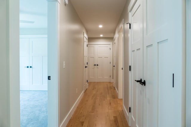 59 Sagamore Dr Lot 28, Phippsburg, ME 04562 - corridor featuring light wood-style floors and recessed lighting