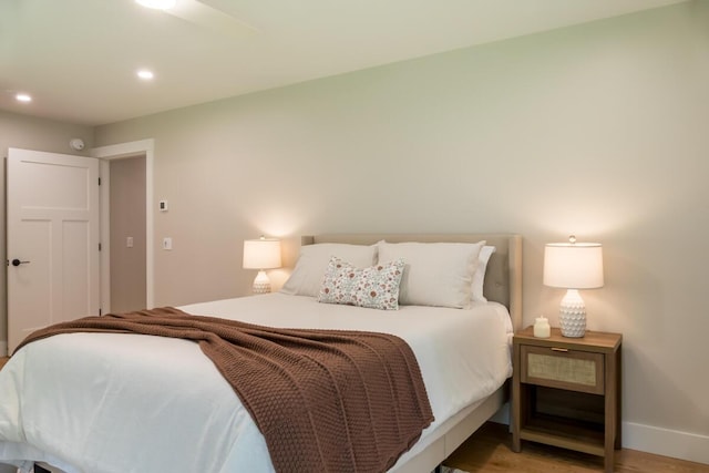 59 Sagamore Dr Lot 28, Phippsburg, ME 04562 - bedroom with wood finished floors and recessed lighting