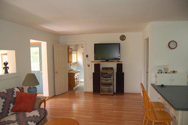 803 Main Rd, Burlington, ME 04417 - living area with light wood-style flooring