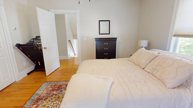 295 French St, Bangor, ME 04401 - bedroom with light wood-style floors and baseboards
