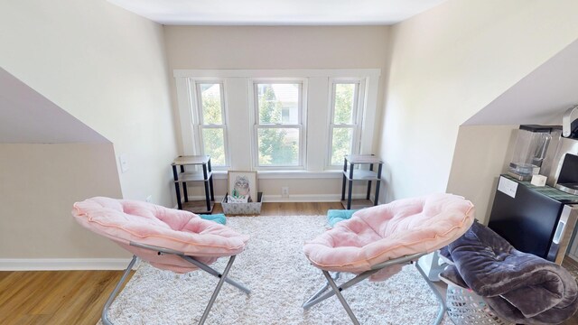 295 French St, Bangor, ME 04401 - sitting room featuring wood finished floors and baseboards