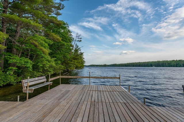 320 Commons Dr, Bridgton, ME 04009 - dock area with a water view
