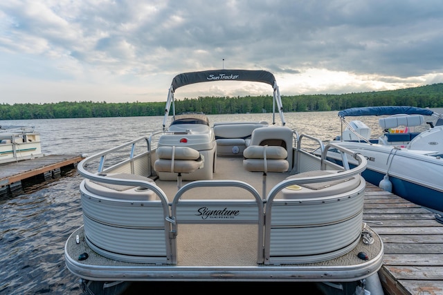 320 Commons Dr, Bridgton, ME 04009 - dock featuring a water view