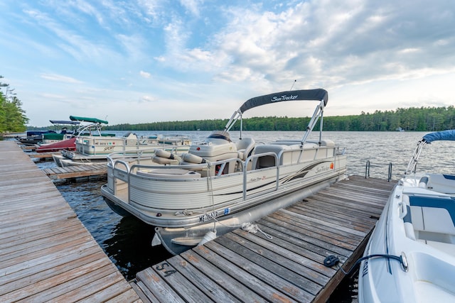 320 Commons Dr, Bridgton, ME 04009 - dock area with a water view
