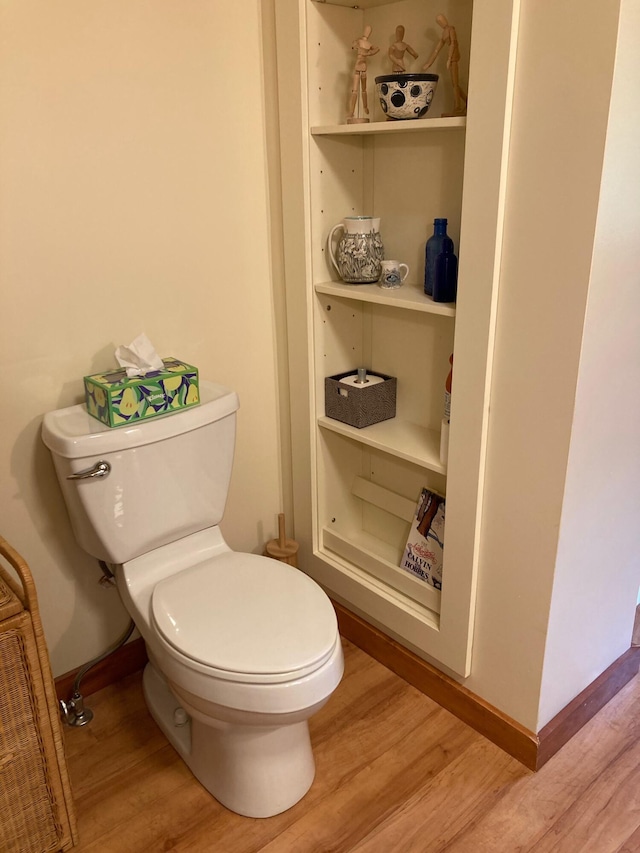 124 Gray Rd, Sangerville, ME 04479 - bathroom with wood finished floors and toilet