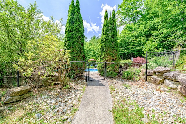 309A Cushman Rd, Woodstock, ME 04219 - view of yard with a gate