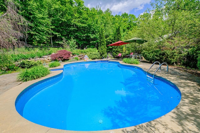 309A Cushman Rd, Woodstock, ME 04219 - outdoor pool featuring a patio area