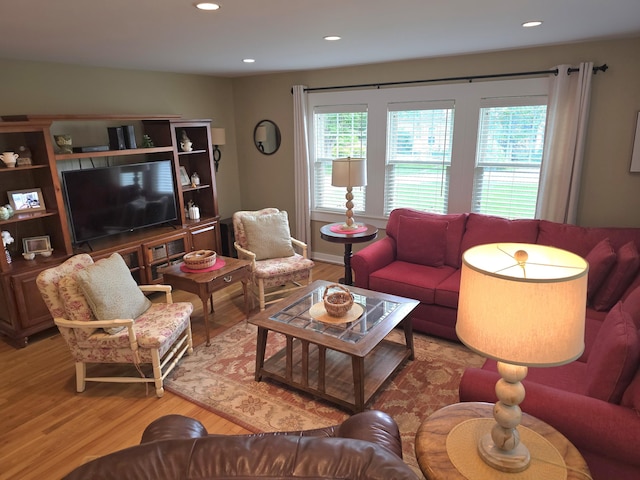 135 Hotel Rd, Auburn, ME 04210 - living room with wood finished floors and recessed lighting