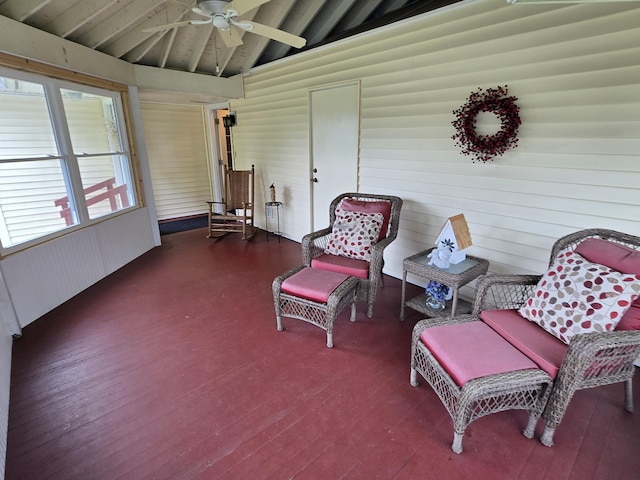 135 Hotel Rd, Auburn, ME 04210 - sunroom / solarium with ceiling fan