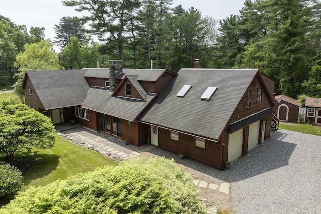 11 Everett Dow Dr, Woolwich, ME 04579 - aerial view of property and surrounding area with a tree filled landscape