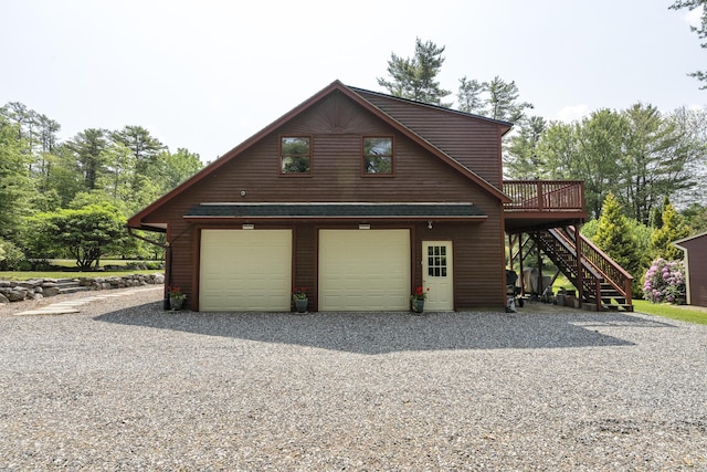 11 Everett Dow Dr, Woolwich, ME 04579 - garage featuring driveway