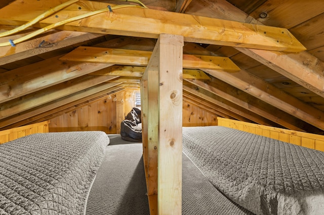 8 N Lakeview Dr, Litchfield, ME 04350 - view of unfinished attic