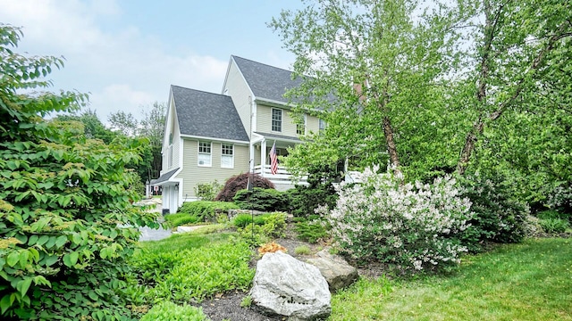 1 Daniels Way, Falmouth, ME 04105 - view of property exterior featuring roof with shingles