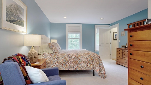 1 Daniels Way, Falmouth, ME 04105 - carpeted bedroom featuring recessed lighting