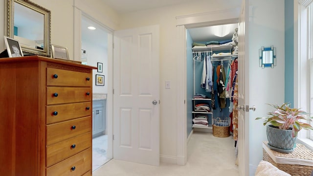 1 Daniels Way, Falmouth, ME 04105 - walk in closet with light colored carpet