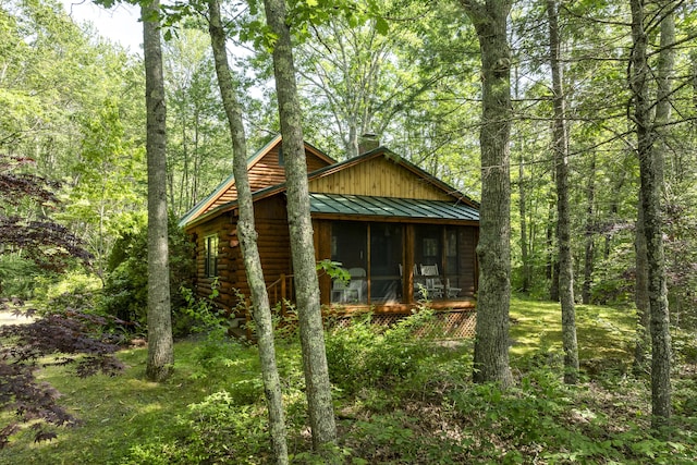19 Fox Ln, Bremen, ME 04551 - view of outbuilding featuring a sunroom