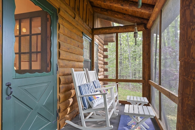 19 Fox Ln, Bremen, ME 04551 - view of sunroom / solarium