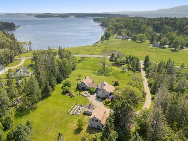 351 Mill Creek Rd, Islesboro, ME 04848 - drone / aerial view of a large body of water