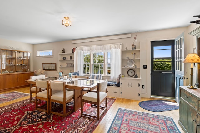 351 Mill Creek Rd, Islesboro, ME 04848 - dining space featuring light wood finished floors
