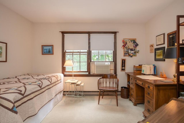 3 Fenderson Hill N, Wilton, ME 04294 - carpeted bedroom featuring cooling unit and a baseboard heating unit