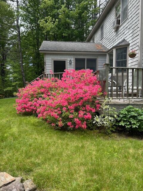 3 Fenderson Hill N, Wilton, ME 04294 - view of yard with a deck