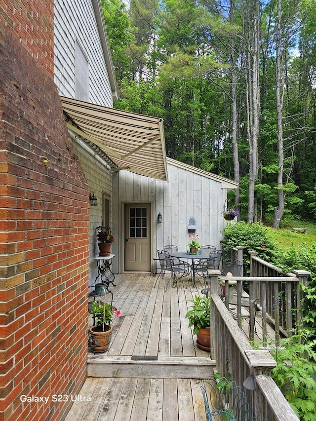 3 Fenderson Hill N, Wilton, ME 04294 - deck featuring outdoor dining area