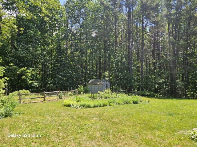 3 Fenderson Hill N, Wilton, ME 04294 - view of yard featuring a shed