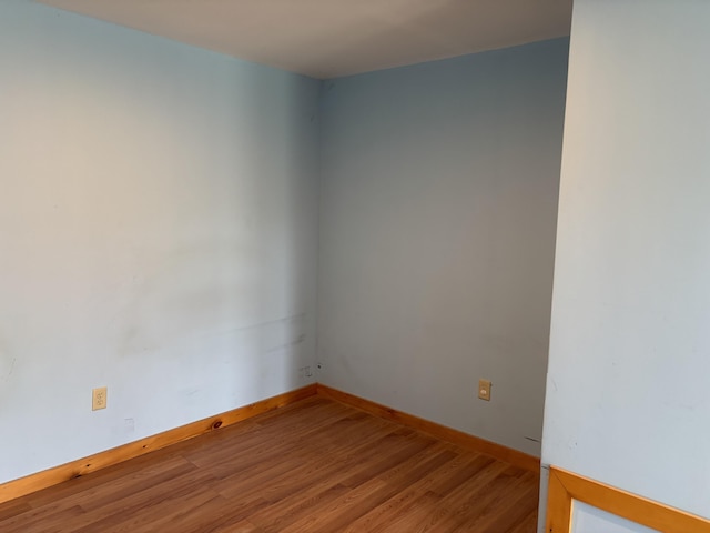 440 Temple Rd, Wilton, ME 04294 - spare room with wood finished floors and baseboards