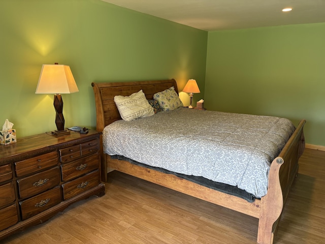 440 Temple Rd, Wilton, ME 04294 - bedroom featuring wood finished floors and recessed lighting