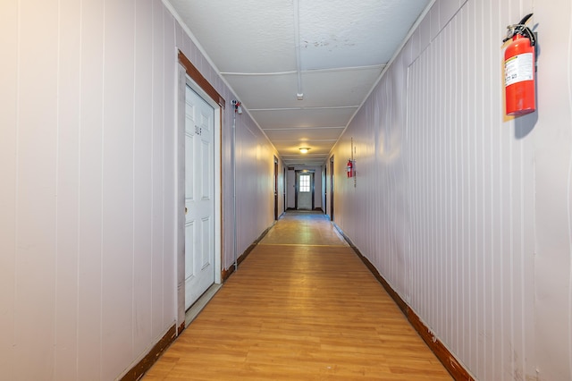 323 Cumberland St, Rumford, ME 04276 - hallway featuring light wood-style floors