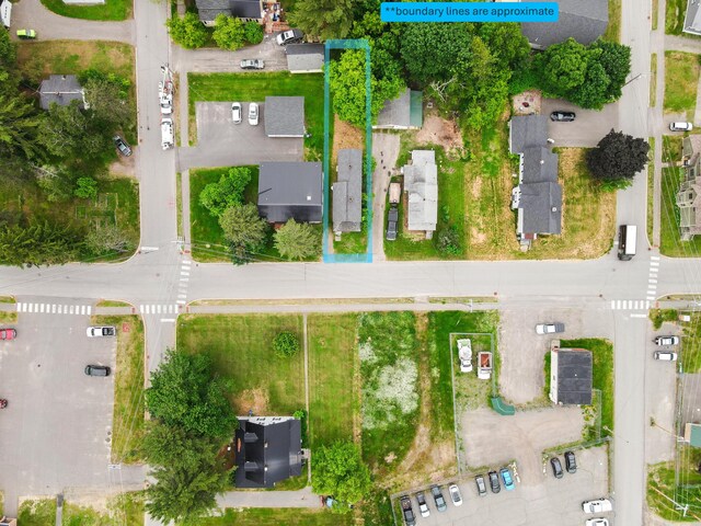 51 Davenport St, Milford, ME 04461 - aerial view of property's location featuring property boundaries highlighted