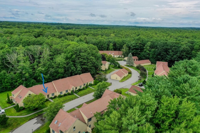 4 Cheshire Meadows Ln Unit 4, Kennebunk, ME 04043 - aerial view of residential area featuring a forest