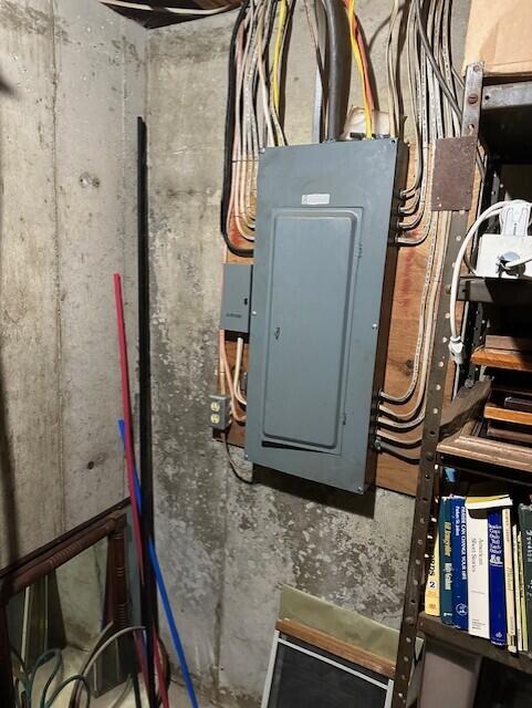 2073 Western Ave, Newburgh, ME 04444 - utility room with electric panel