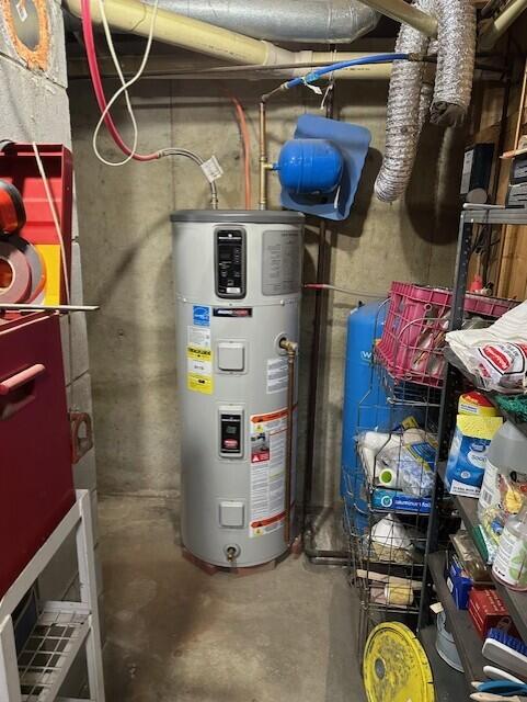 2073 Western Ave, Newburgh, ME 04444 - utility room with water heater