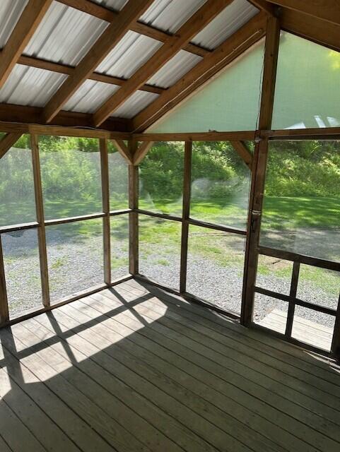 2073 Western Ave, Newburgh, ME 04444 - view of unfurnished sunroom