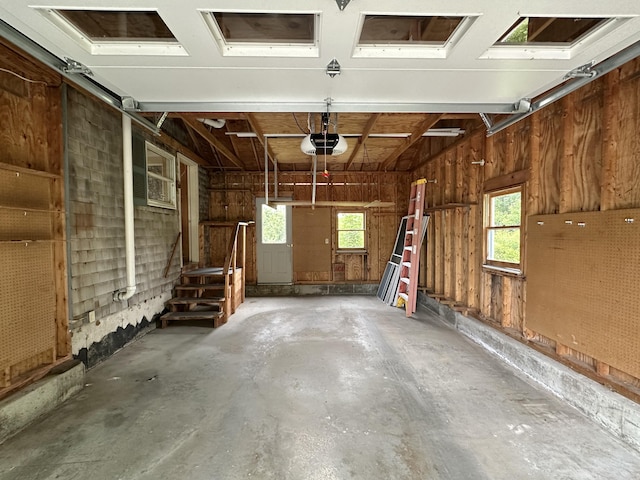 94 Depot St, Waldoboro, ME 04572 - garage featuring a garage door opener