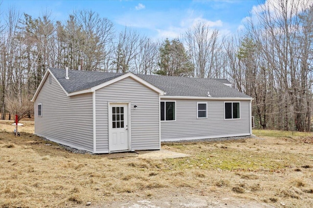 184 Jackson Rd, Waldoboro, ME 04572 - rear view of property with roof with shingles