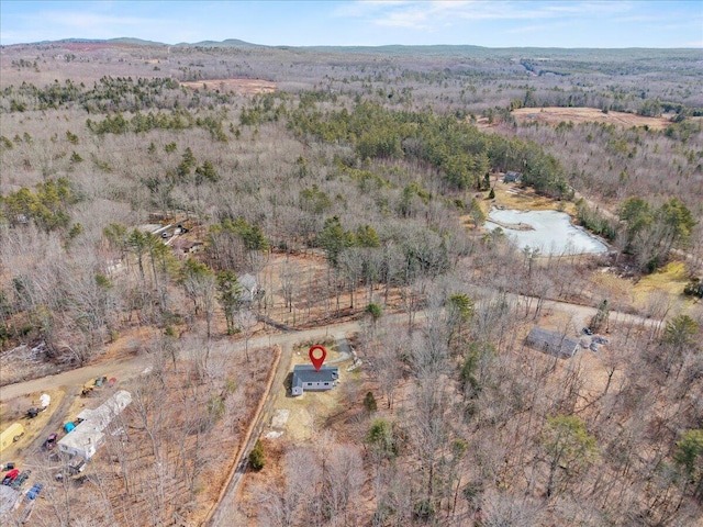 184 Jackson Rd, Waldoboro, ME 04572 - aerial view of property's location with a forest