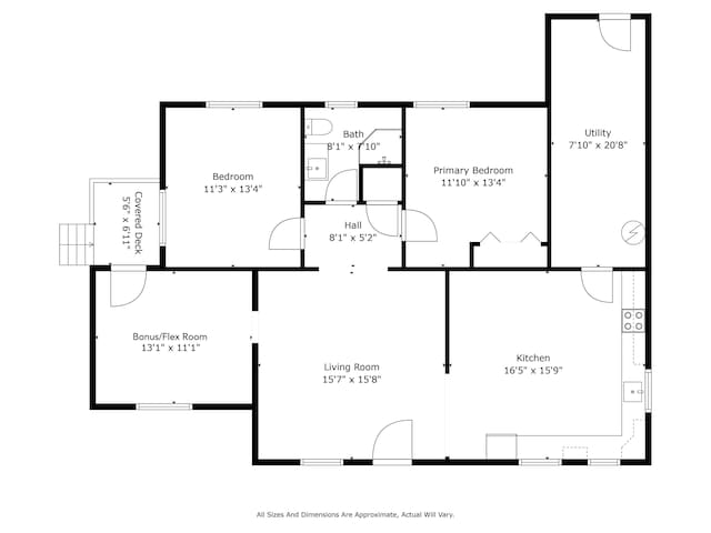 184 Jackson Rd, Waldoboro, ME 04572 - view of floor plan / room layout
