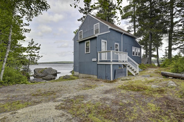 M18L1 Troutdale Rd, The Forks Plt, ME 04985 - view of property exterior featuring a water view