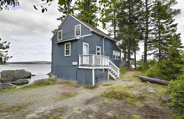 M18L1 Troutdale Rd, The Forks Plt, ME 04985 - view of property exterior featuring a water view