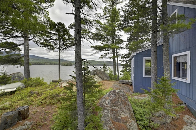 M18L1 Troutdale Rd, The Forks Plt, ME 04985 - view of yard with a water view