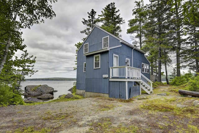 M18L1 Troutdale Rd, The Forks Plt, ME 04985 - view of side of property featuring a water view