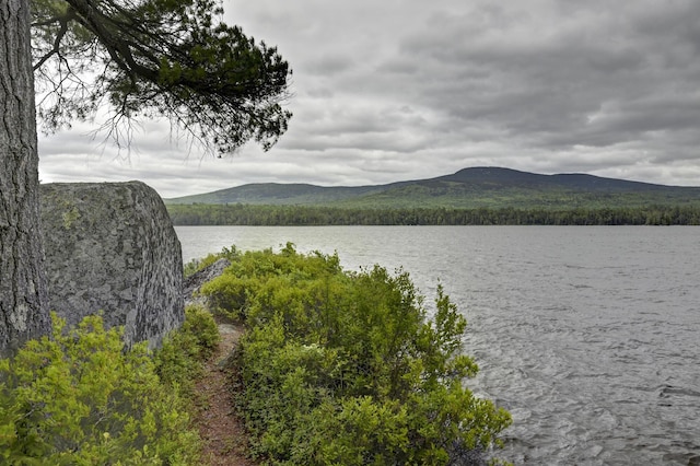 M18L1 Troutdale Rd, The Forks Plt, ME 04985 - water view with a mountain backdrop