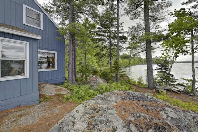 M18L1 Troutdale Rd, The Forks Plt, ME 04985 - view of yard with a water view