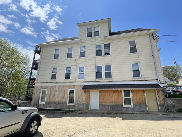 77 Maine Ave, Rumford, ME 04276 - view of front of property featuring a balcony